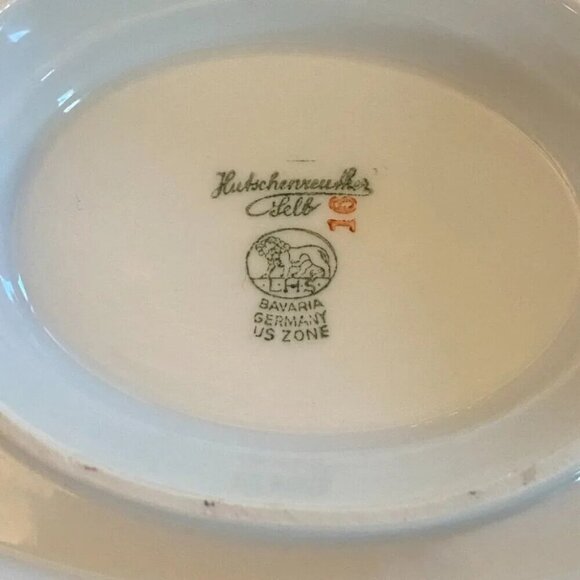 Vintage The Franklin Gravy Boat by Hutschenreuther Bavaria Germany US Zone - Picture 9 of 12